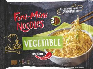 testenine instant fini mini, noodles, zelenjavni, 75 g