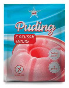 puding tuš, jagoda, 40g