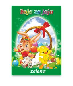 barva za jajca, zelena