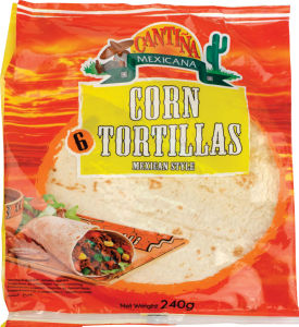 Koruzne Tortilije Cantina Mexicana 6 tortilij 200 g