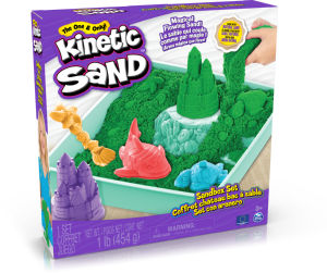 peskovnik s kinetičnim peskom, kinetic sand