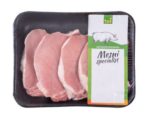 Svinjska ledja, s kostjo, nasekano