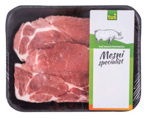 Svinjski vrat, s kostjo, pakirano