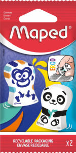 Radirka Maped, Ergo fun, blister, 2/1