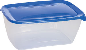 Posoda Curver za shranjevanje hrane Fresh&Go, transparent, tem.modra, 5 l