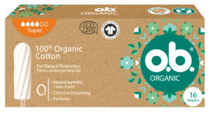 tamponi super, o.b. organic, 16/1