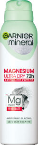 deo sprej magnesium ultra dry, garnier mineral, 150ml