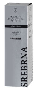 Darilno pakiranje Srebrna radgonska penina, suho v DK, alk. 12 vol%, 0,75 l