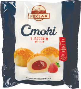 Cmoki Pečjak z jagodnim nadevom, 500g