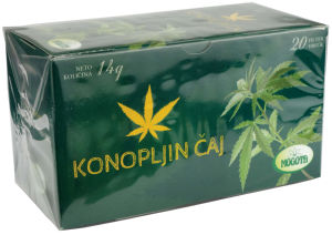 Zeliščni Konopljin Čaj Mogota 14 g 