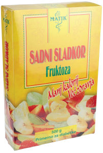 SLADKOR SADNI FRUKTOZA 500G V VR.IN ŠK. MATIK