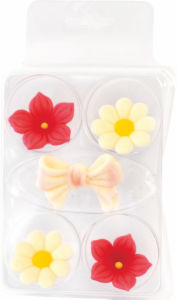 Dekor Sweets, rože, velike mix, 20 g