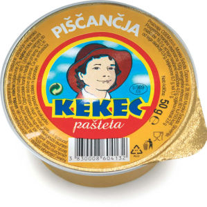 piščančja pašteta, kekec, 50 g