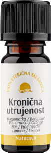 Mešanica eteričnih olj Naturavit, Kronična utrujenost, 10 ml