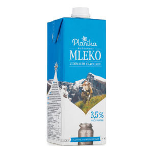 trajno mleko, 3,5 % m.m., planika, 1 l