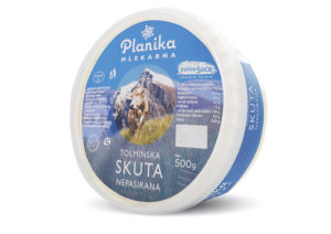 tolminska skuta, 5 % m.m., planika, 500 g