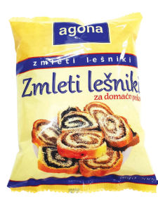 Mleti Lešniki Agona 200 g 