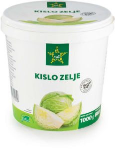 Kislo Zelje Tuš pakirano 1 kg 