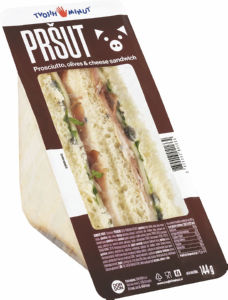 trikotni sendvič, pršut, don don, 144 g