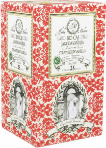 Čaj Bio Herba medica, sadni, jagoda, vanilija, filter, 65 g