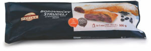 Štrudelj Pečjak, borovničev, pečen, zamrznjen, 500 g