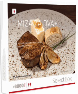 Darilni paket SelectBox, Miza za dva