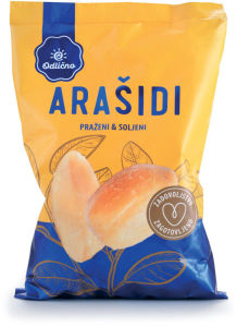 praženi in soljeni arašidi, odlično, 200 g