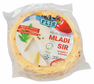 sveži sir, flis, pakirano, 200 g