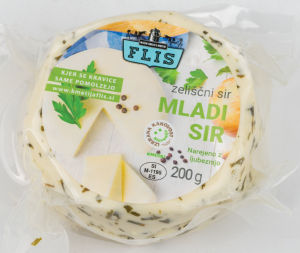 sveži sir, flis, pakirano, 200 g
