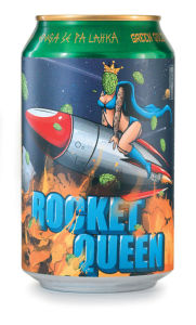 pivo rocket queen, ipa, green gold brewing, 0,33l