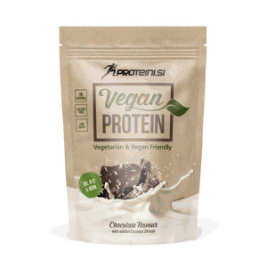 Prehransko dopolnilo Proteini.si, vegan, beljakovinski, z okusom čokolade, 500 g