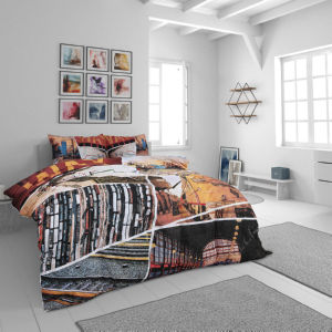 Posteljna garnitura Cute Castle, 140 x 200 cm, 50 x 70 cm