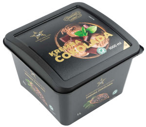 Sladoled kremni Tuš, Super premium, kremna čokolada, 1 l