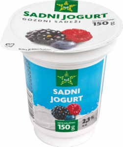 Jogurt sadni Tuš, gozdni sadeži, 150 g