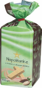 Napolitanke Tuš, z lešnikovo kremo, 800 g
