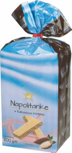 Napolitanke, s kakavovo kremo, Tuš, 800 g