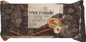Rolada mini Tuš, lešnik, 175 g