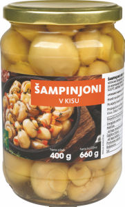 Šampinjoni Tuš, v kisu, 660 g