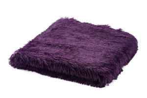 Odeja dekorativna Fluffy, vijolična, 200 x 200 cm