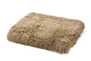 Odeja dekorativna Fluffy, lešnik, 200 x 200 cm