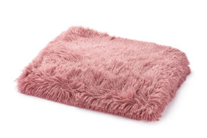 Odeja dekorativna Fluffy, roza, 130 x 200 cm