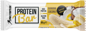 Ploščica Proteini.si, beljakovinska, Bar, banana kokos, 50 g