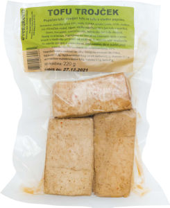 Tofu, sojin trojček, 220g