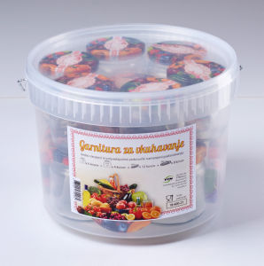 Garnitura za vkuhavanje, kozarci in pokrovi