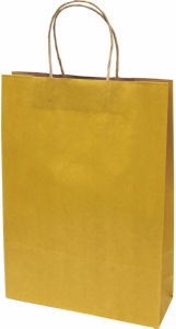 Vrečka darilna, Ecob Classic, Simple J, rumena, 31 x 42 x 11 cm