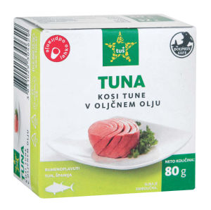 Tuna v Oljčnem Olju Tuš 80 g 