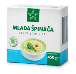 Pasirana Špinača Tuš 450 g Zamrznjeno