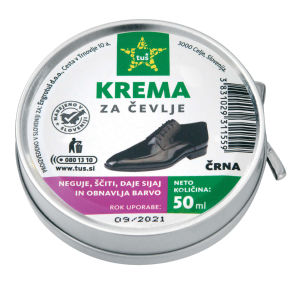 Črna Krema za Čevlje Tuš 50 ml