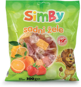 Bonboni Simby, sadni žele, 300g