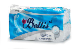 Toaletni papir Bellis, Tuš, 3sl., 8/1
